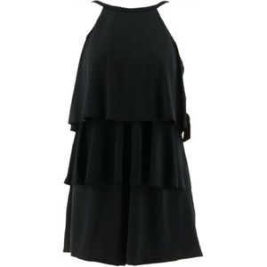 New Women’s Plus Size Tiered Romper Swimsuit